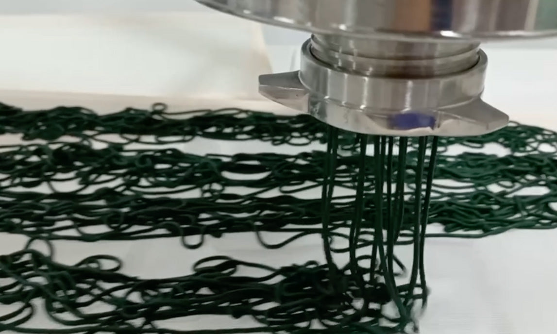 Extrusión en espaguetis
