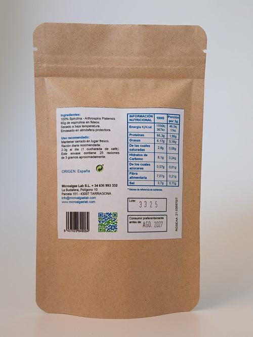 Espirulina en Fideos