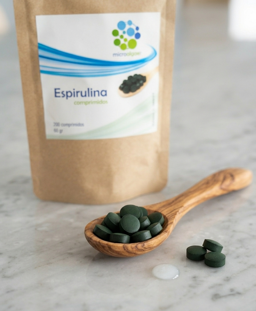 Espirulina en uso